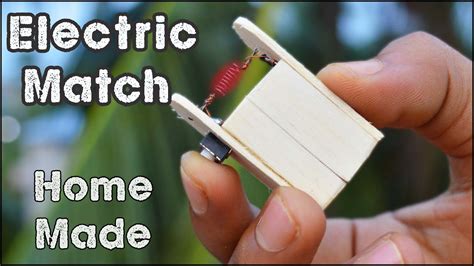 how to make electric match box|how to make electric matches.